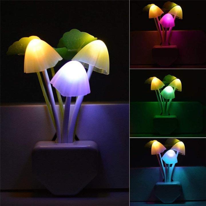 Multicolor Mushroom 3D Lamps