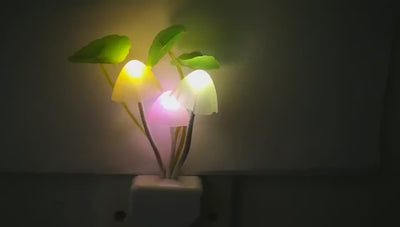 Multicolor Mushroom 3D Lamps